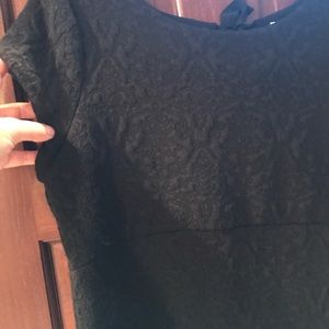 Black cotton type dress L